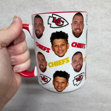 Load image into Gallery viewer, KC Chiefs Players Face Mug
