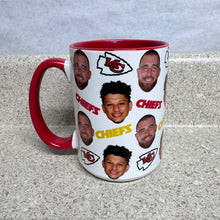 Load image into Gallery viewer, KC Chiefs Players Face Mug
