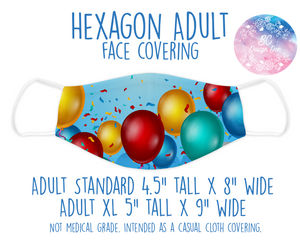 Face Covering Balloons Blue