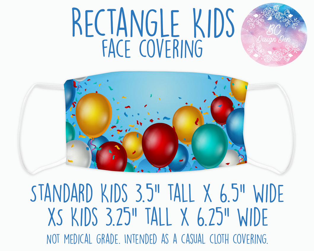 Face Covering Balloons Blue