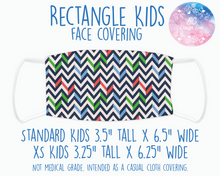 Load image into Gallery viewer, Face Covering Chevron Retro
