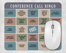 Load image into Gallery viewer, Conference Call Bingo Mousepad
