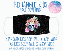 Load image into Gallery viewer, Face Covering Floral Skull
