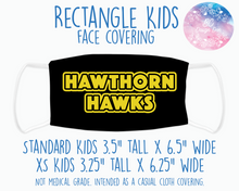 Load image into Gallery viewer, Face Covering Hawthorn Hawks
