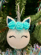 Load image into Gallery viewer, *CLEARANCE* Glitter Unicorn Ornament
