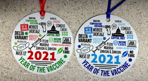 2021 Year of The Vaccine Commemorative Ornament