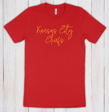 Load image into Gallery viewer, Kansas City Chiefs Script Font Apparel
