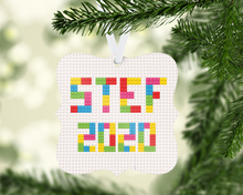 Load image into Gallery viewer, Lego CUSTOM Name 2020 Ornament
