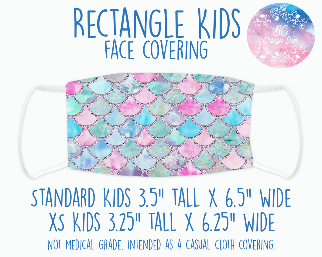 Face Covering Mermaid Scales