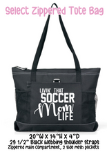 Load image into Gallery viewer, Soccer Mom Life Tote Bag
