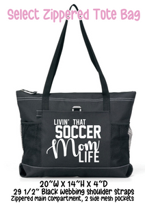 Soccer Mom Life Tote Bag