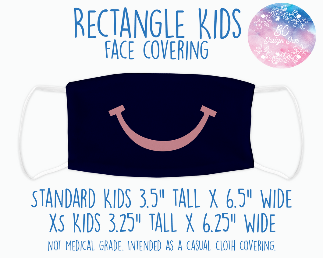 Face Covering Smile Pink and Navy